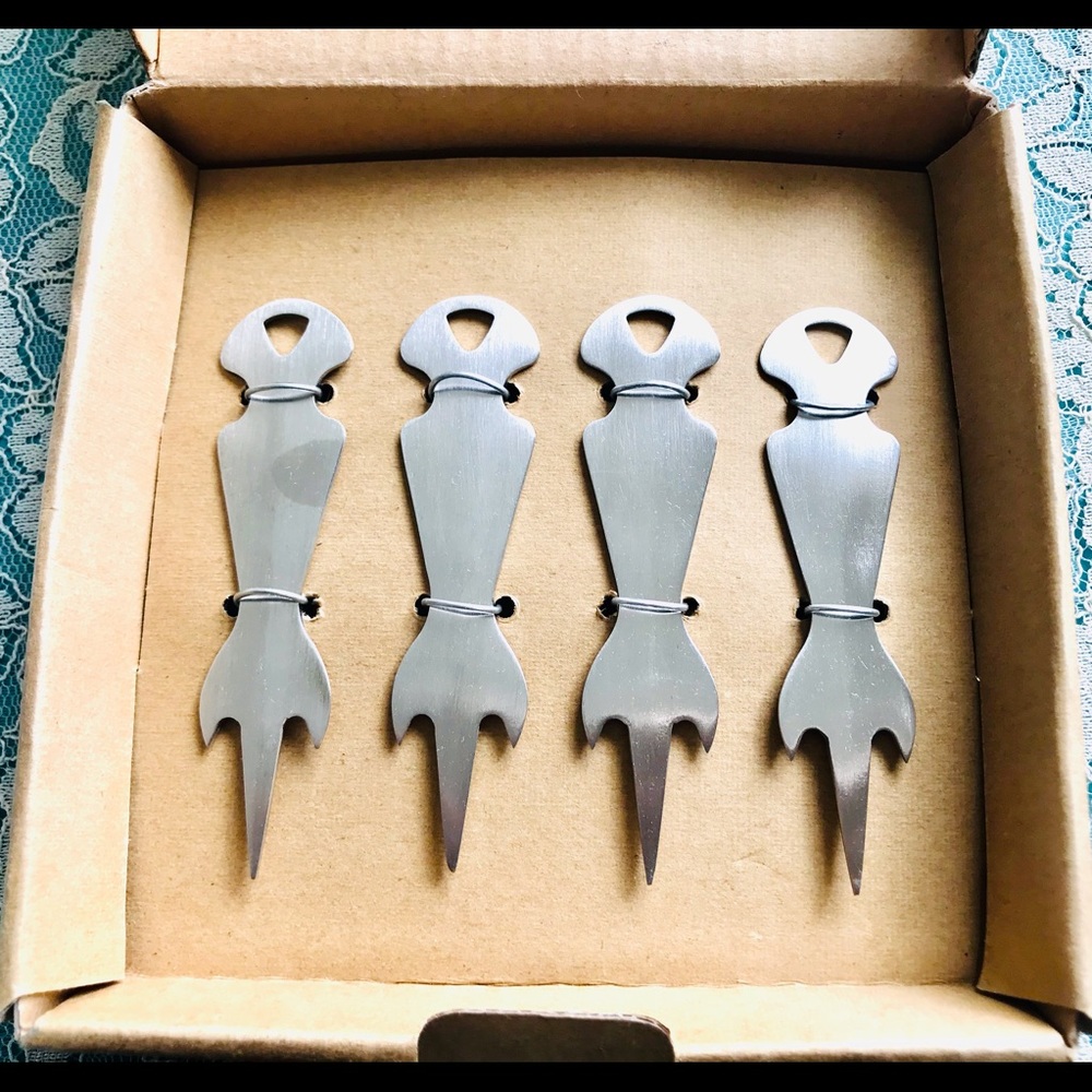 Pampered Chef 2905 Appetizer Forks Set of 4
